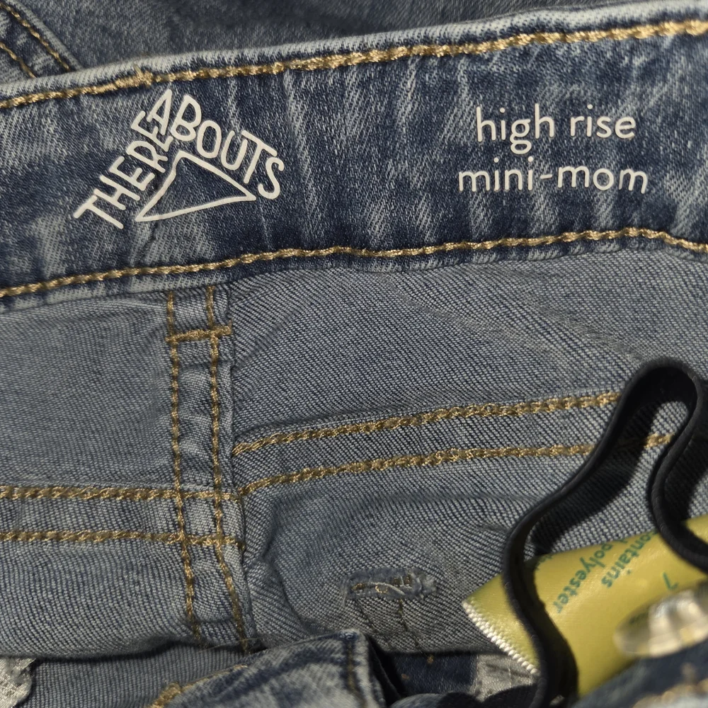Thereabouts Little Girls High Rise Mom Jeans - Picture 3 of 4